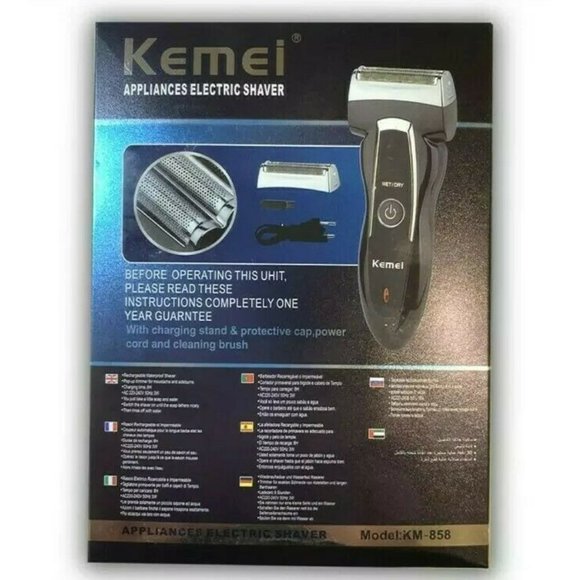 Reciprocating Dual Blade Cutter Razor Electric Rechargeable Shaver - Picture 4 of 8